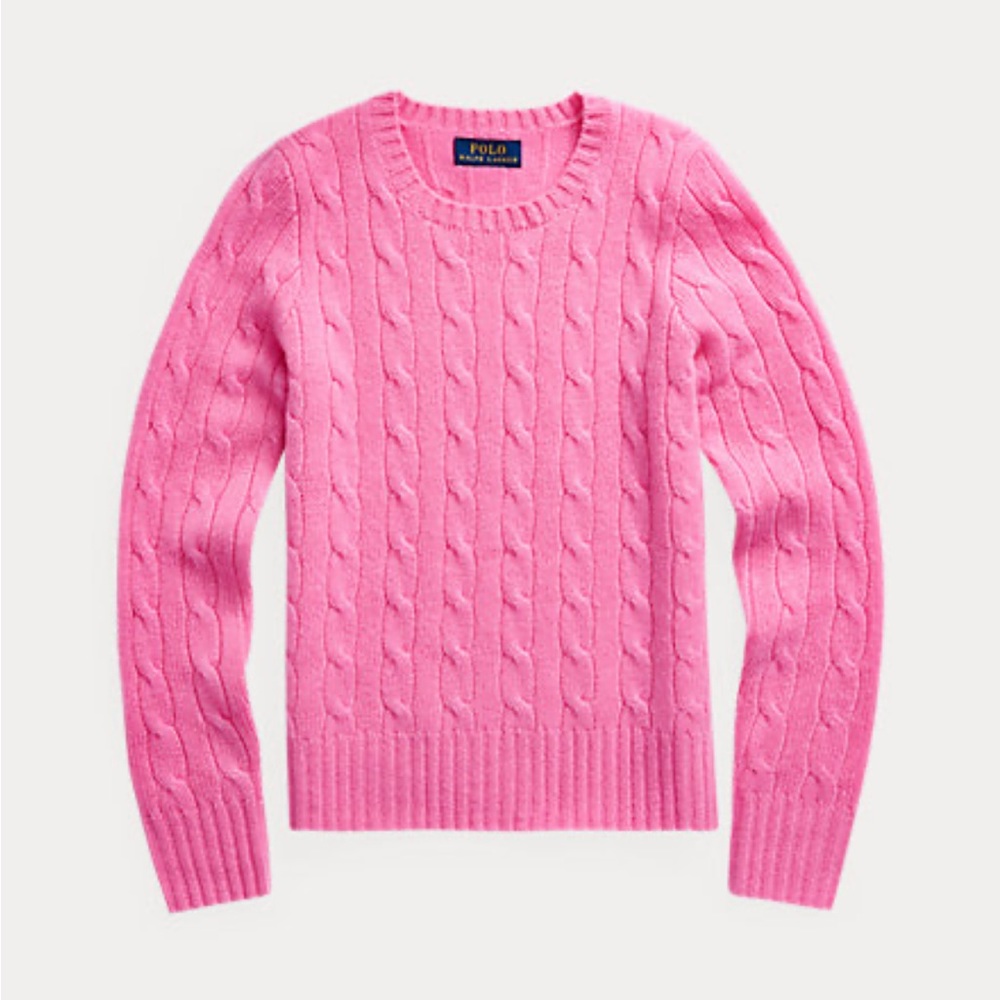 Polo Ralph Lauren Pink Cashmere Sweater